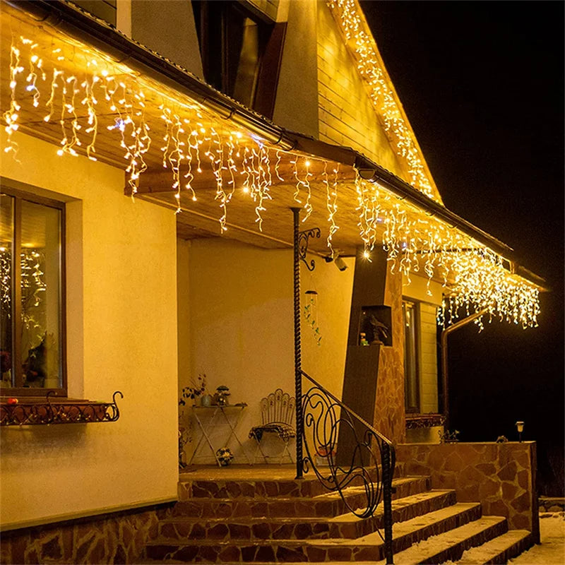 Cortina de Luzes de LED para Natal - IdealShop